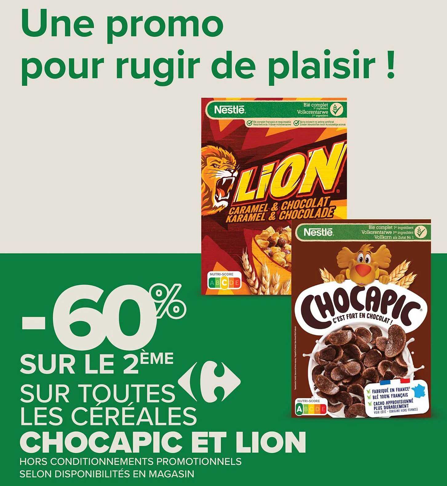 Une promo pour rugir de plaisir !