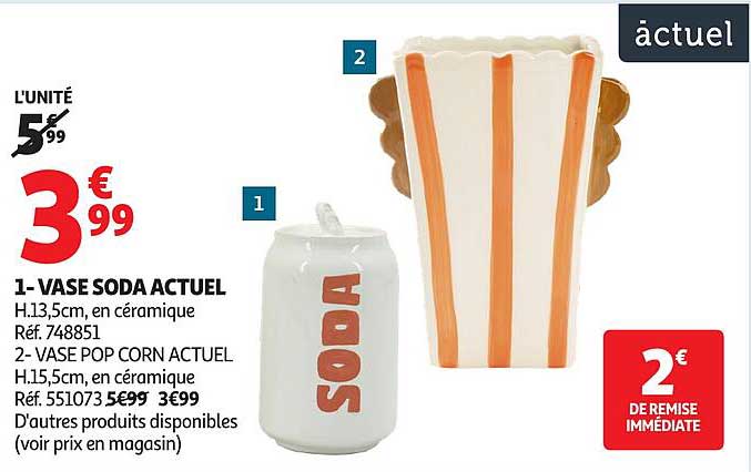 VASE SODA ACTUEL