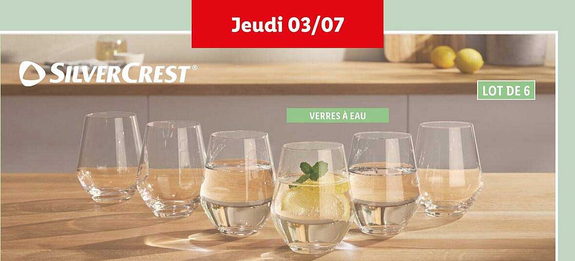 Verres à eau - Lot de 6