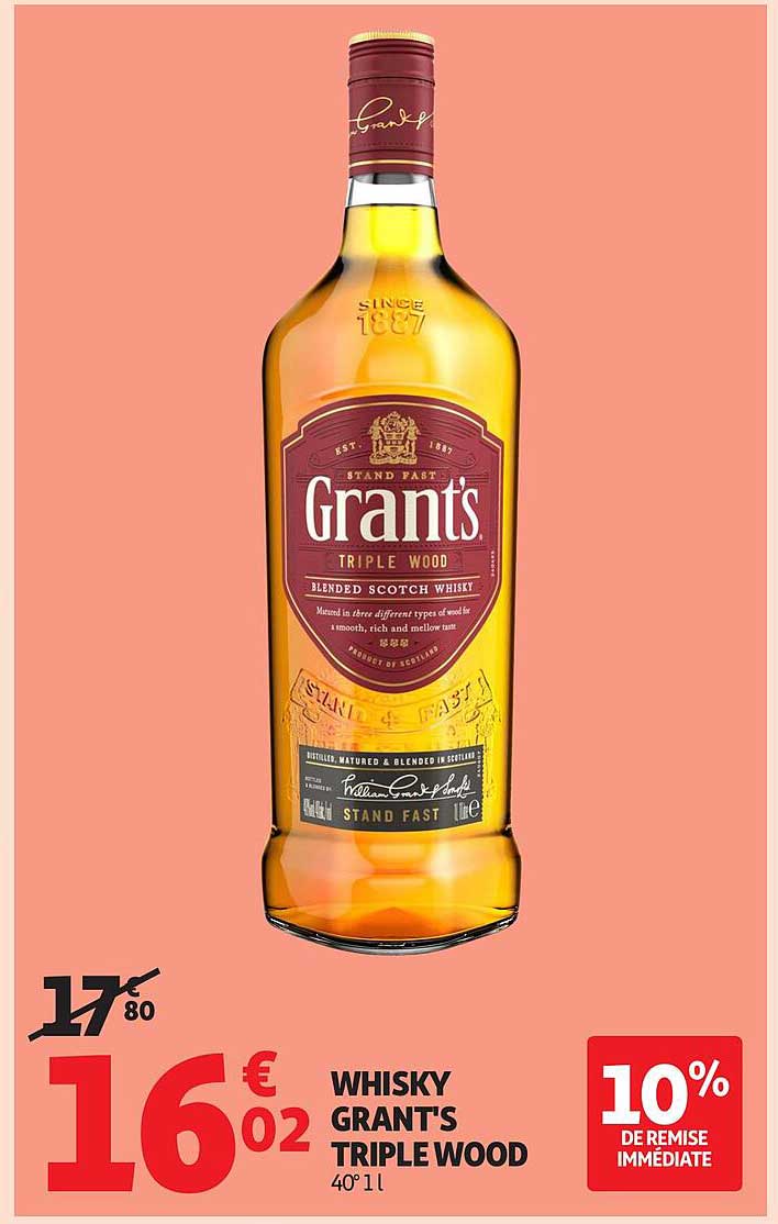 WHISKY GRANT'S TRIPLE WOOD