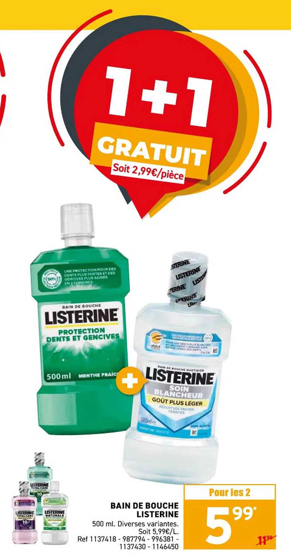 1 + 1 GRATUIT
