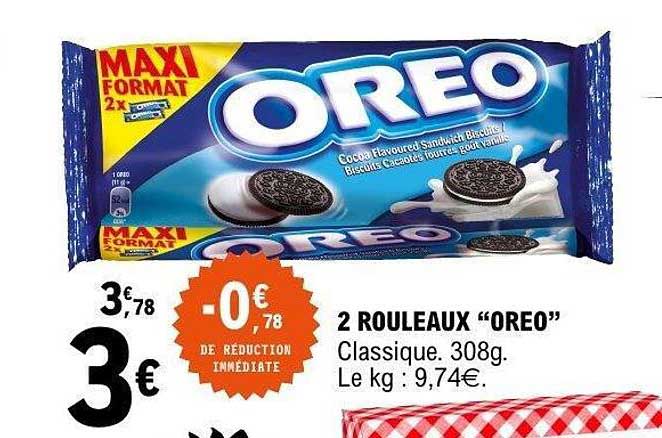 2 ROULEAUX "OREO"
