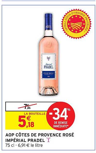 AOP CÔTES DE PROVENCE ROSÉ IMPÉRIAL PRADEL