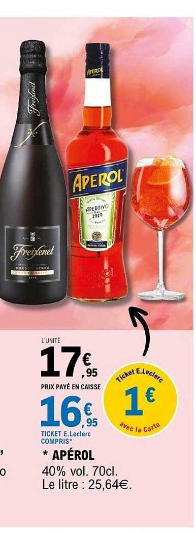 APÉROL 40% vol. 70cl