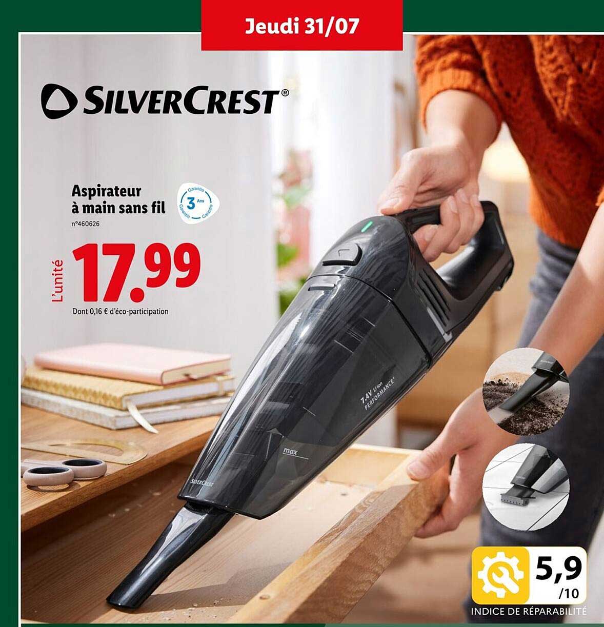 Aspirateur à main sans fil