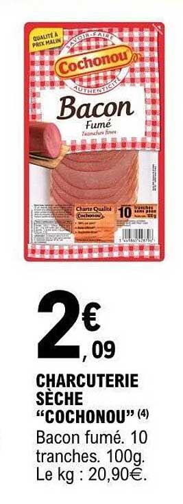 Bacon fumé Cochonou