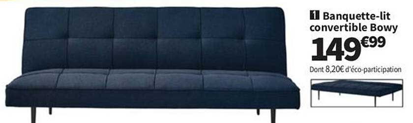 Banquette-lit convertible Bowy