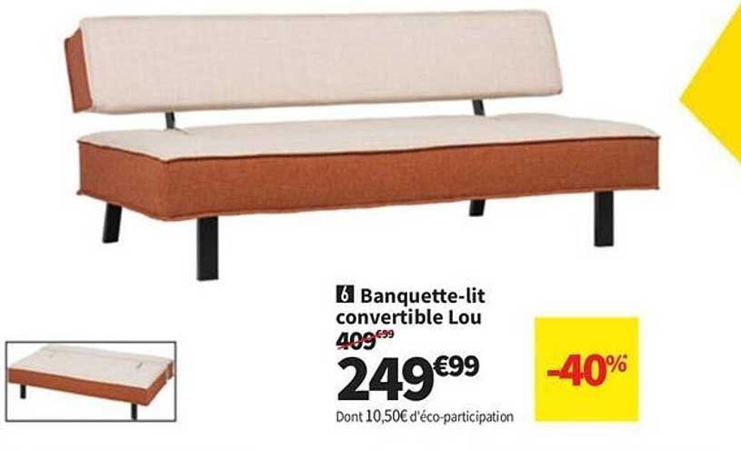 Banquette-lit convertible Lou
