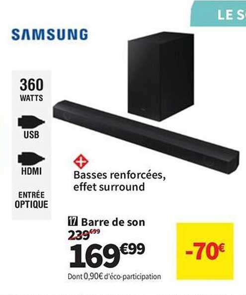 Barre de son