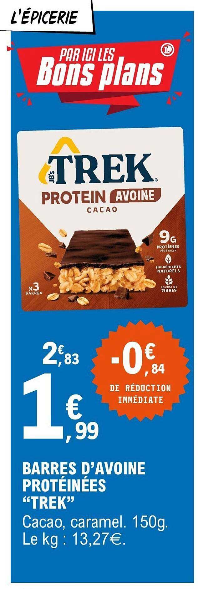 BARRES D'AVOINE PROTÉINÉES "TREK"