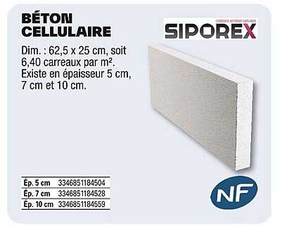 BÉTON CELLULAIRE