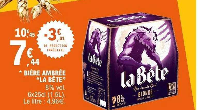 BIÈRE AMBRÉE “LA BÊTE”