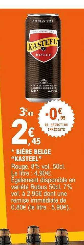 BIÈRE BELGE "KASTEEL"