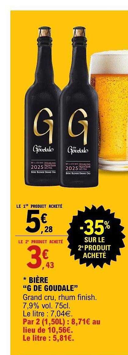 Bière “G de Goudale”