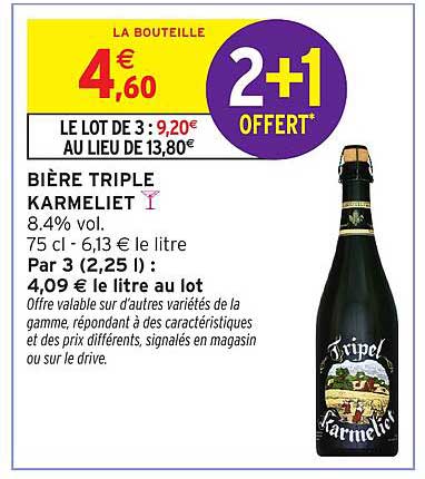BIÈRE TRIPLE KARMELIET