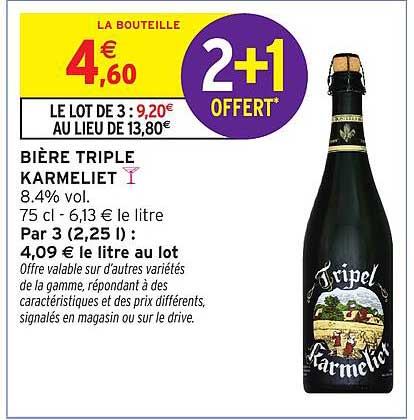 BIÈRE TRIPLE KARMILET