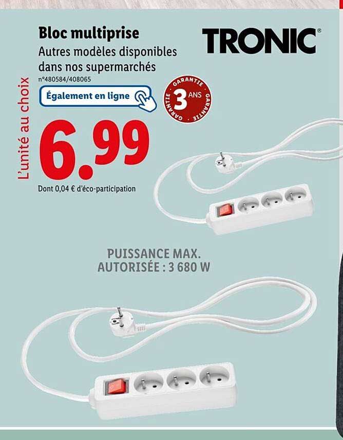 Bloc multiprise