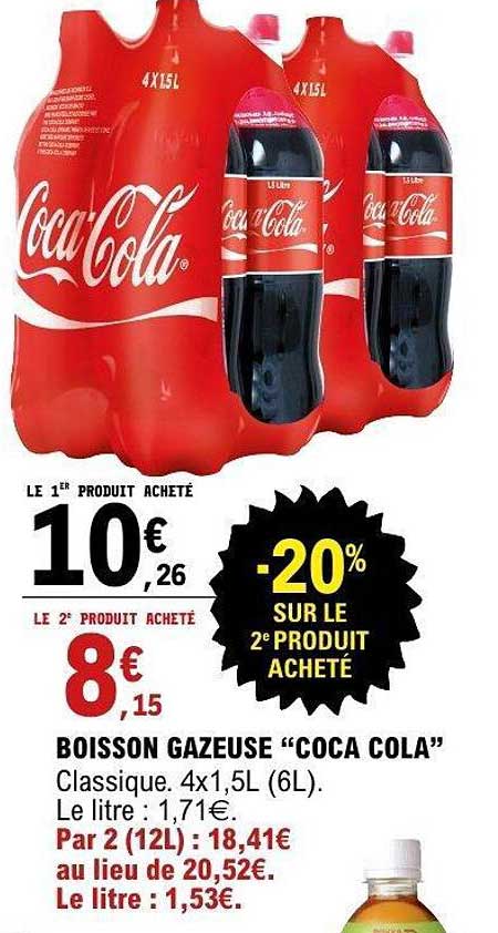 BOISSON GAZEUSE “COCA COLA”