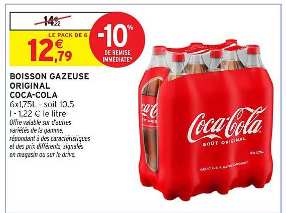 BOISSON GAZEUSE ORIGINAL COCA-COLA