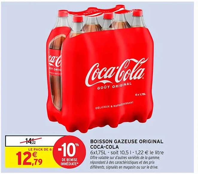 BOISSON GAZEUSE ORIGINAL COCA-COLA