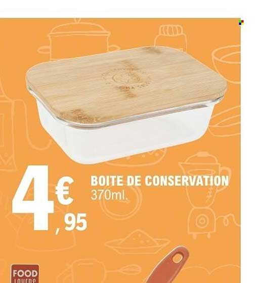 BOITE DE CONSERVATION