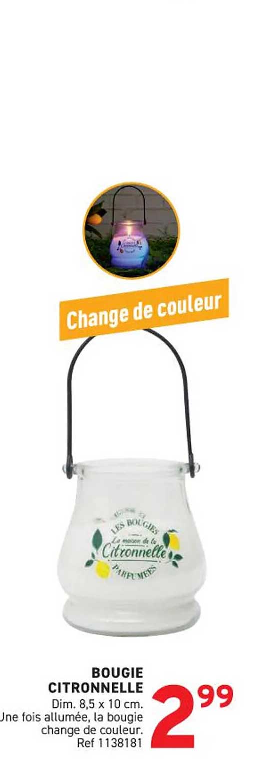 BOUGIE CITRONNELLE