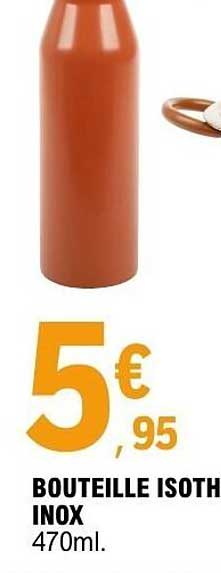 BOUTEILLE ISOTH INOX 470ml