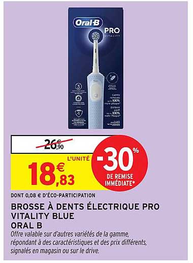 BROSSE À DENTS ÉLECTRIQUE PRO VITALITY BLUE