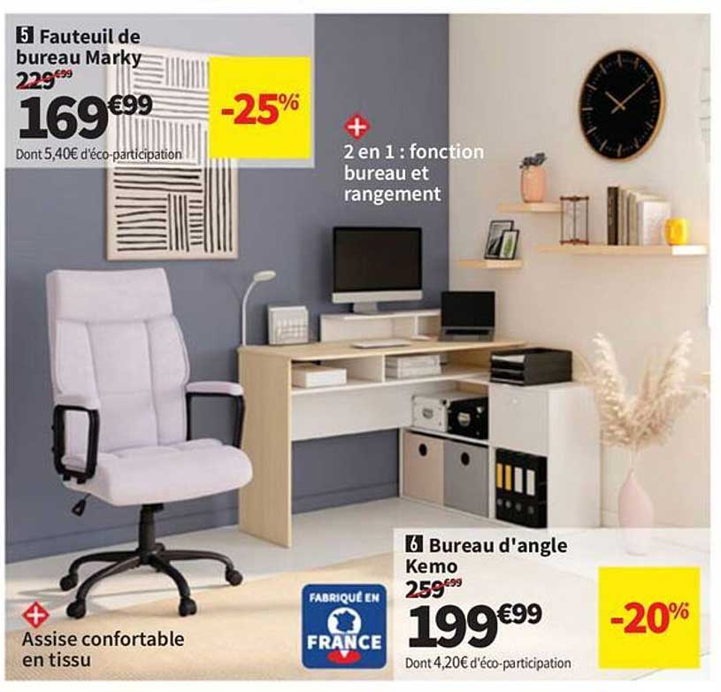 Bureau d'angle Kemo