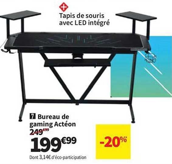 Bureau de gaming Actéon