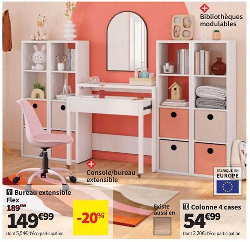 Bureau extensible Flex