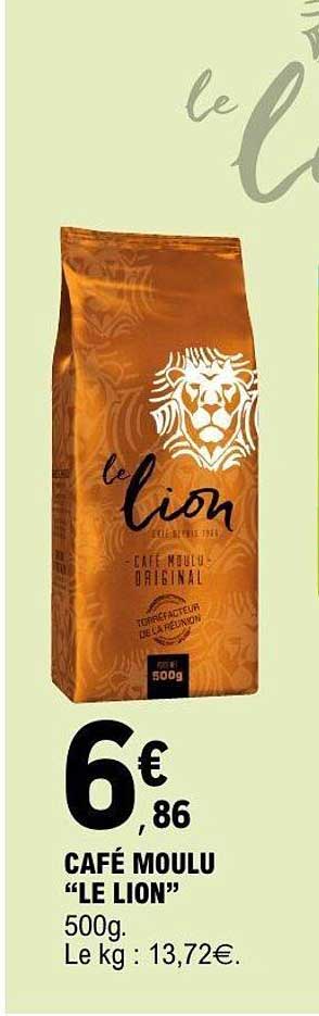CAFÉ MOULU "LE LION"