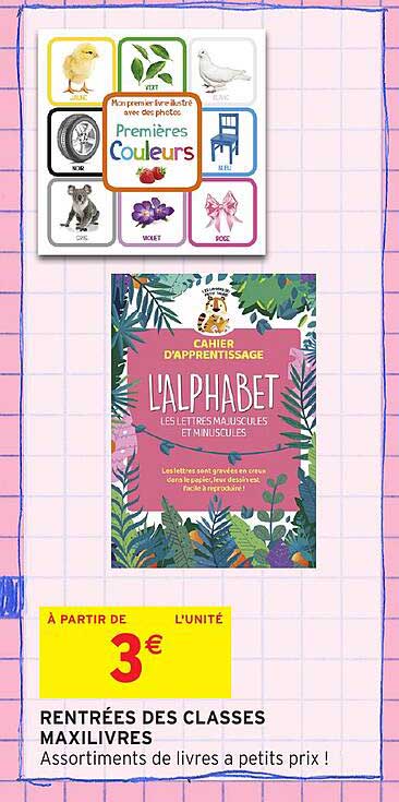 Cahier d'apprentissage L'alphabet