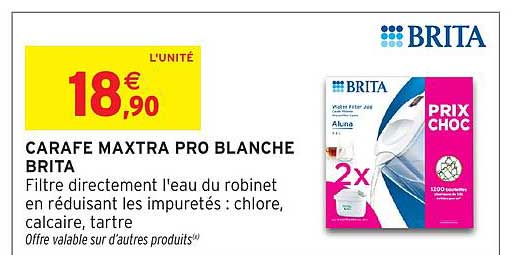 CARAFE MAXTRA PRO BLANCHE BRITA