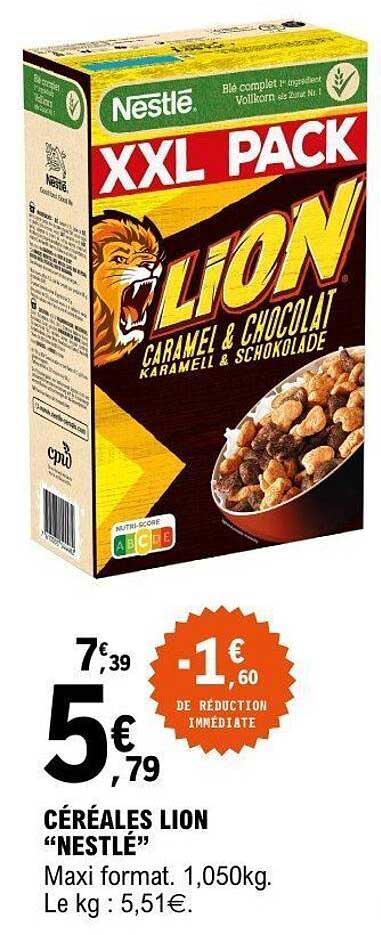 CÉRÉALES LION “NESTLÉ”