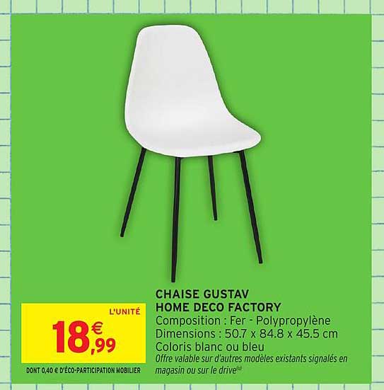 CHAISE GUSTAV HOME DECO FACTORY