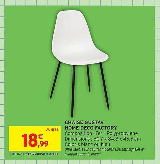 CHAISE GUSTAV HOME DECO FACTORY