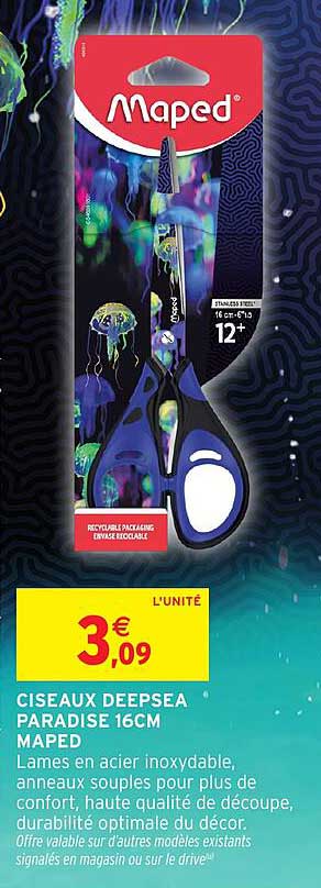 CISEAUX DEEPSEA PARADISE 16CM MAPED