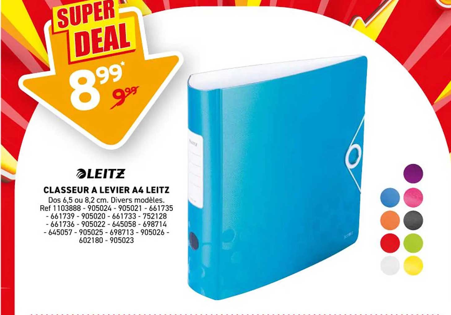 Classeur à levier A4 Leitz