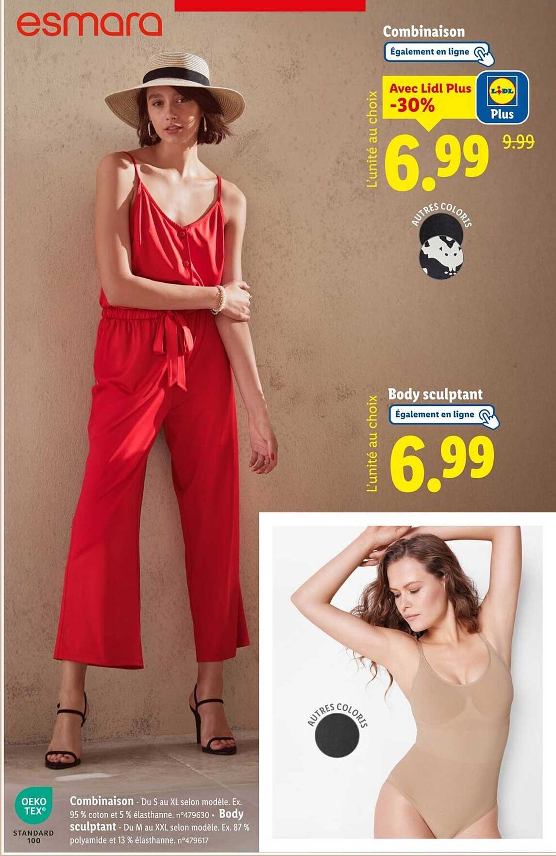 Combinaison et Body sculptant