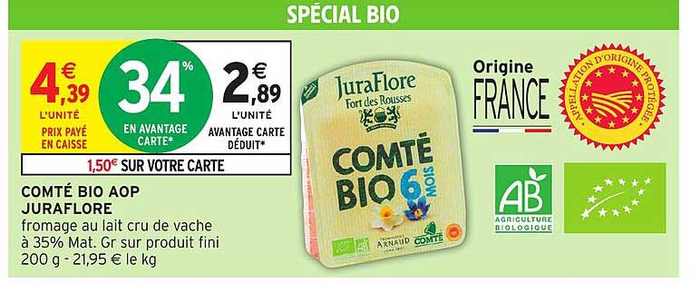 COMTÉ BIO AOP JURAFLORE