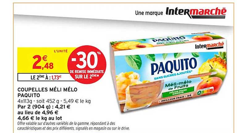COUPELLES MÉLI MÉLO PAQUITO