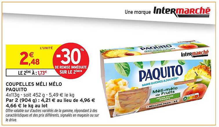 COUPELLES MÉLI MÉLO PAQUITO