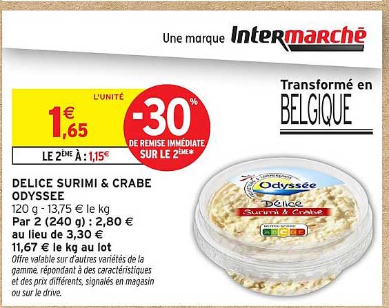 DELICE SURIMI & CRABE ODYSSEE