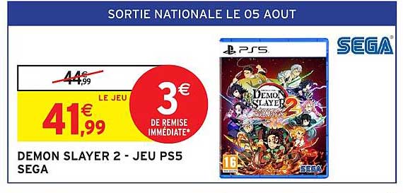 DEMON SLAYER 2 - JEU PS5 SEGA