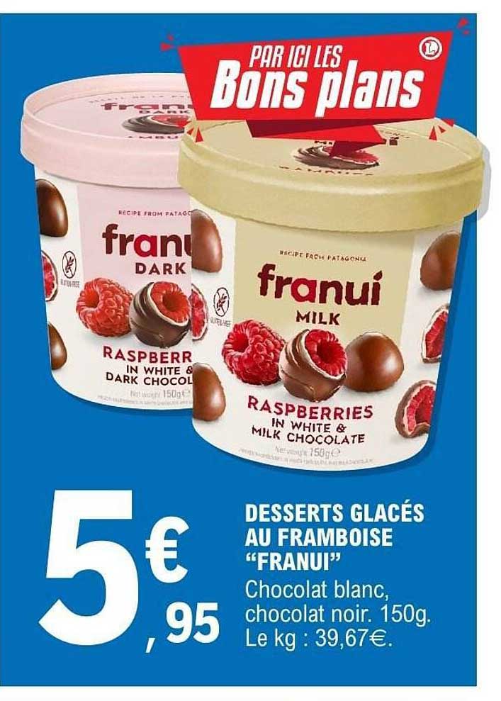 DESSERTS GLACÉS AU FRAMBOISE “FRANUI”