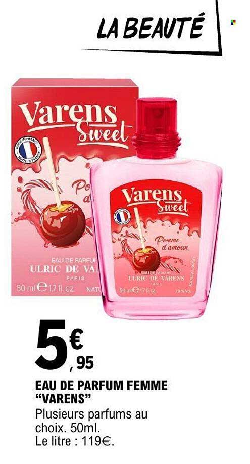 EAU DE PARFUM FEMME “VARENS”