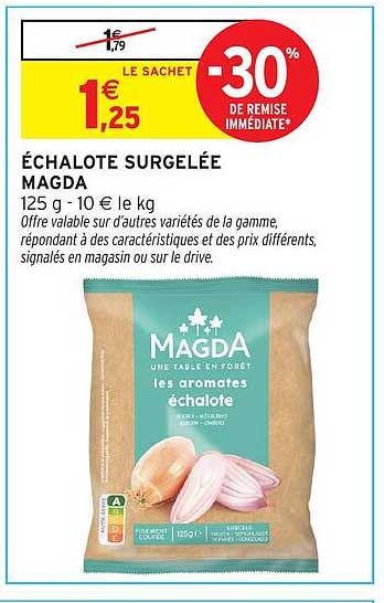 ÉCHALOTE SURGELÉE MAGDA