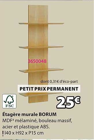 Étagère murale BORUM