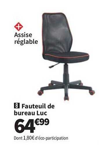 Fauteuil de bureau Luc